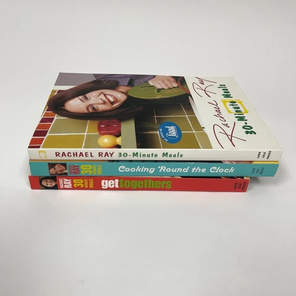 Rachael Ray Books 30-Minute‎ Meals Cookbooks Recipes Lot of 3